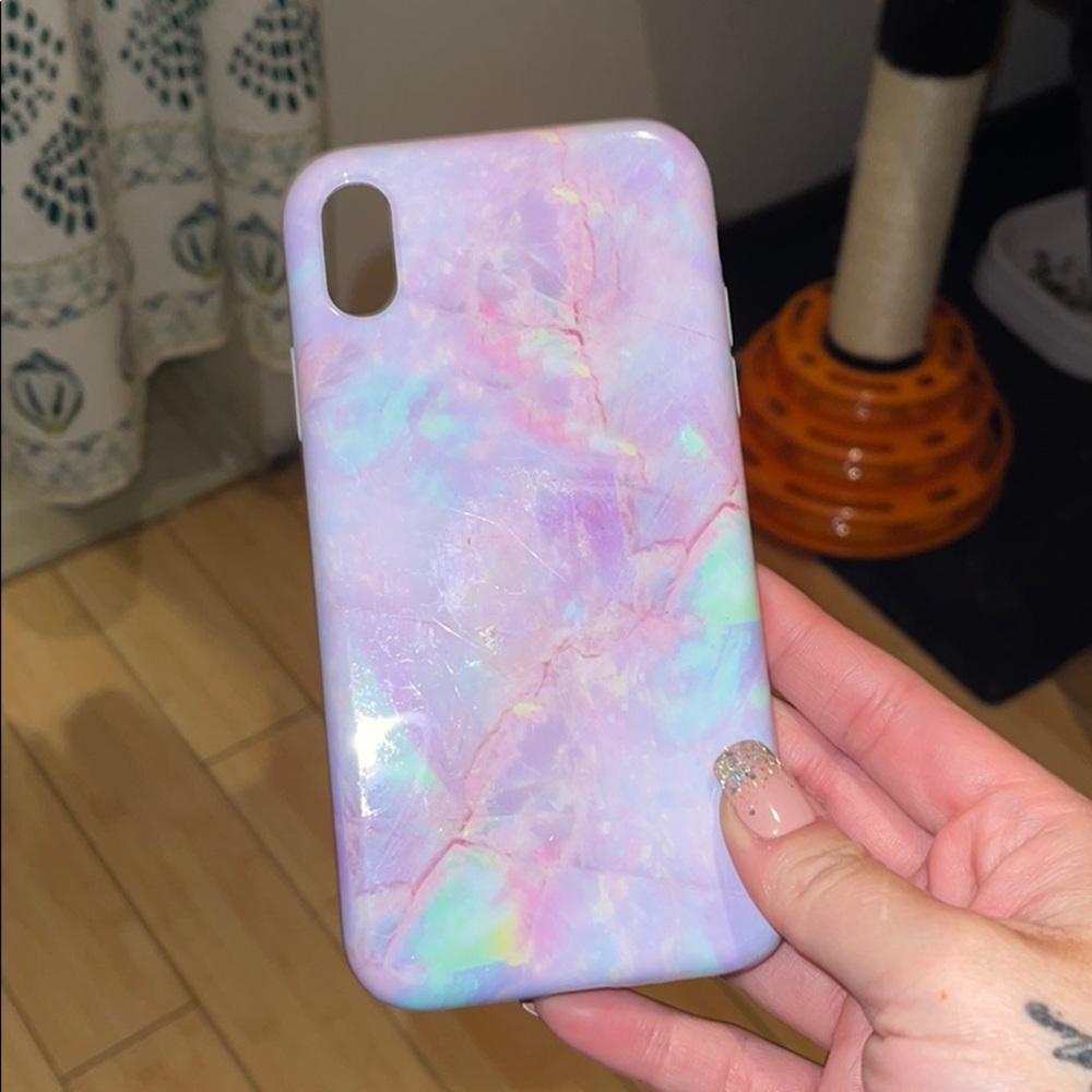 iPhone XR Velvet Caviar Cotton Candy Pastel Case